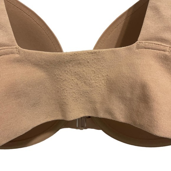 Spanx Nude 38DD Front Close Bra Pre-Owned Tag Cut Stretch Straps - Picture 3 of 5